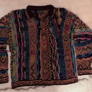 COOGI Multicolor Geometric Knit